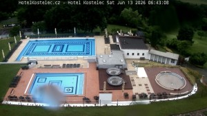 Lázně Kostelec u Zlína - Areál bazénů - 13.6.2026 v 06:45