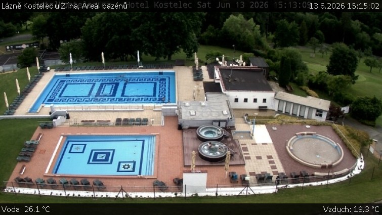 Lázně Kostelec u Zlína - Areál bazénů - 13.6.2026 v 15:15