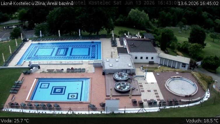 Lázně Kostelec u Zlína - Areál bazénů - 13.6.2026 v 16:45