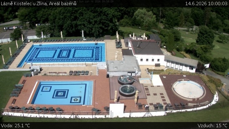 Lázně Kostelec u Zlína - Areál bazénů - 14.6.2026 v 10:00