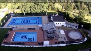 Lázně Kostelec u Zlína - Areál bazénů - 16.6.2026 v 06:45 Lázně Kostelec u Zlína - Areál bazénů - 16.6.2026 v 06:45