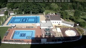Lázně Kostelec u Zlína - Areál bazénů - 16.6.2026 v 08:45 Lázně Kostelec u Zlína - Areál bazénů - 16.6.2026 v 08:45