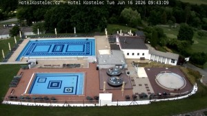 Lázně Kostelec u Zlína - Areál bazénů - 16.6.2026 v 09:45 Lázně Kostelec u Zlína - Areál bazénů - 16.6.2026 v 09:45