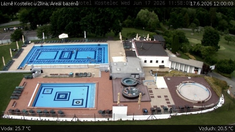 Lázně Kostelec u Zlína - Areál bazénů - 17.6.2026 v 12:00