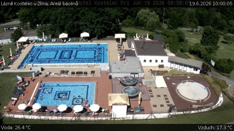 Lázně Kostelec u Zlína - Areál bazénů - 19.6.2026 v 10:00