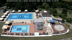Uzdrowisko Kostelec koło Zlína - teren basenu - 24.6.2026 v 11:45 Uzdrowisko Kostelec koło Zlína - teren basenu - 24.6.2026 v 11:45