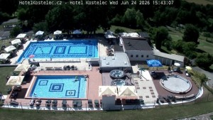 Uzdrowisko Kostelec koło Zlína - teren basenu - 24.6.2026 v 15:45 Uzdrowisko Kostelec koło Zlína - teren basenu - 24.6.2026 v 15:45