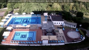 Lázně Kostelec u Zlína - Areál bazénů - 24.8.2026 v 07:45 Lázně Kostelec u Zlína - Areál bazénů - 24.8.2026 v 07:45