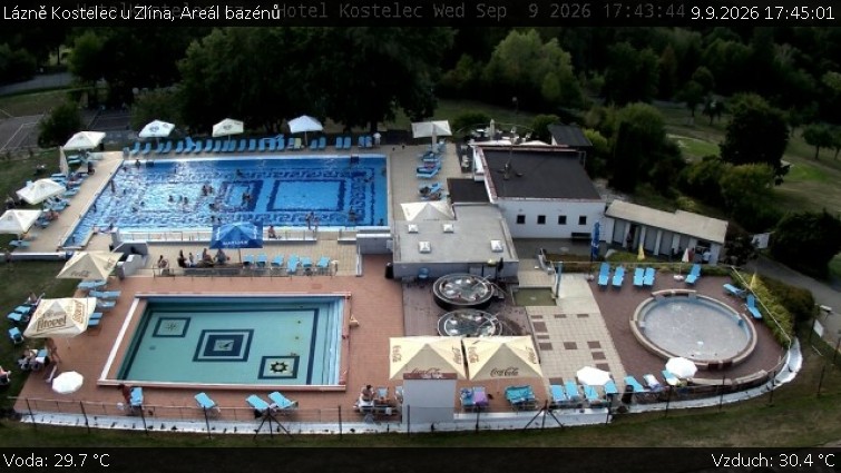 Lázně Kostelec u Zlína - Areál bazénů - 9.9.2026 v 17:45