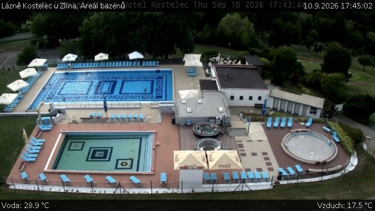 Lázně Kostelec u Zlína - Areál bazénů - 10.9.2026 v 17:45