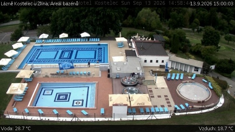 Lázně Kostelec u Zlína - Areál bazénů - 13.9.2026 v 15:00