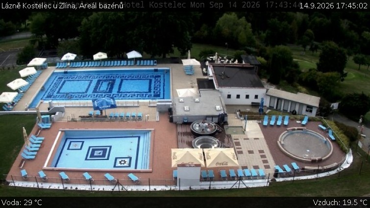 Lázně Kostelec u Zlína - Areál bazénů - 14.9.2026 v 17:45
