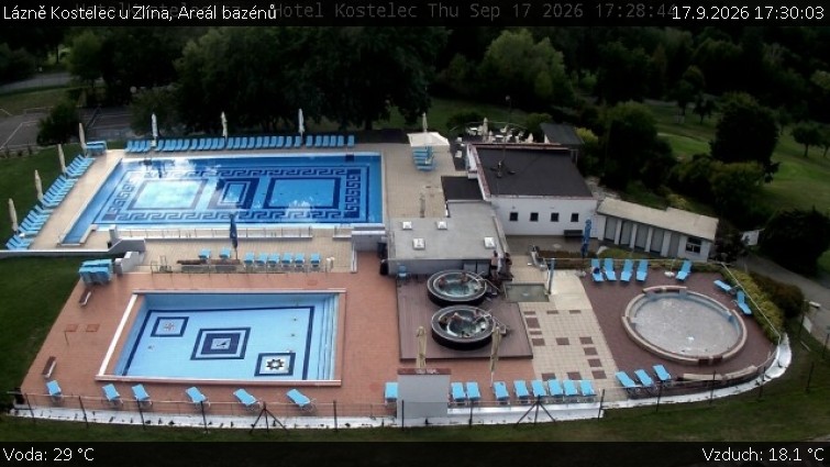 Lázně Kostelec u Zlína - Areál bazénů - 17.9.2026 v 17:30