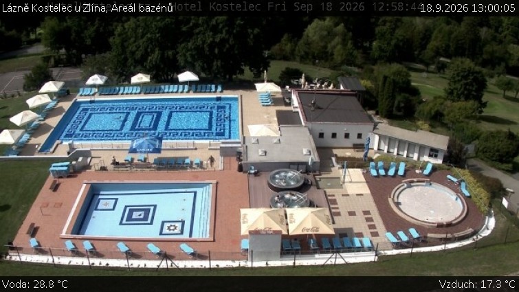 Lázně Kostelec u Zlína - Areál bazénů - 18.9.2026 v 13:00