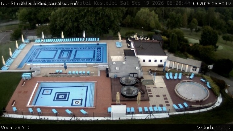 Lázně Kostelec u Zlína - Areál bazénů - 19.9.2026 v 06:30