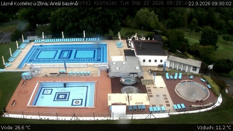 Lázně Kostelec u Zlína - Areál bazénů - 22.9.2026 v 09:30