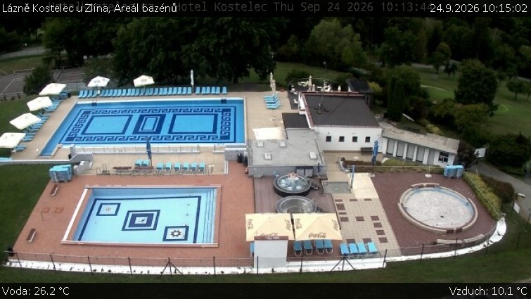 Lázně Kostelec u Zlína - Areál bazénů - 24.9.2026 v 10:15