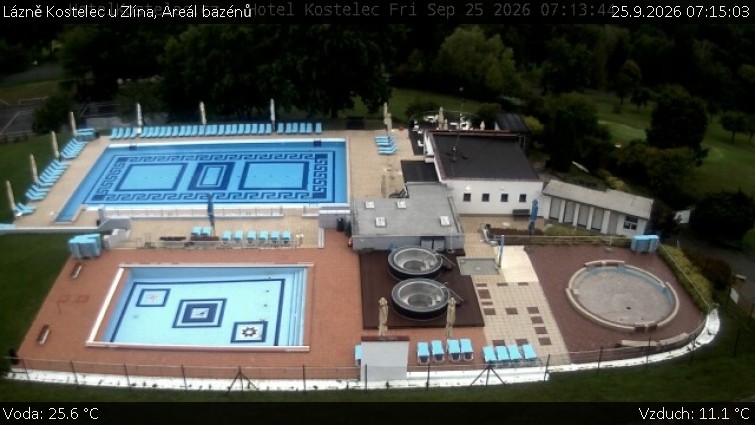 Lázně Kostelec u Zlína - Areál bazénů - 25.9.2026 v 07:15