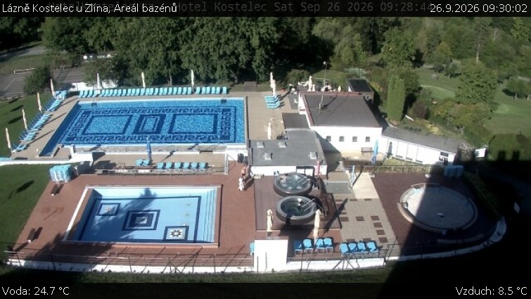 Lázně Kostelec u Zlína - Areál bazénů - 26.9.2026 v 09:30
