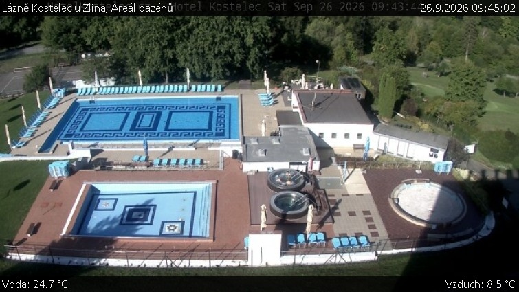 Lázně Kostelec u Zlína - Areál bazénů - 26.9.2026 v 09:45