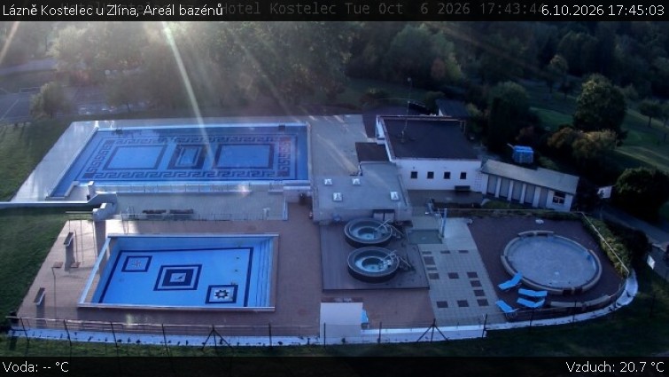 Lázně Kostelec u Zlína - Areál bazénů - 6.10.2026 v 17:45