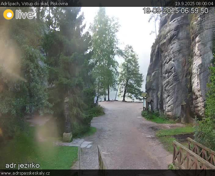 Adršpach - Vstup do skal, Pískovna - 19.9.2025 v 08:00