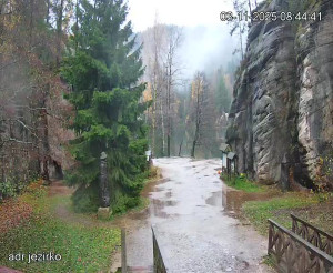 Adršpach - Vstup do skal, Pískovna - 3.11.2025 v 08:45