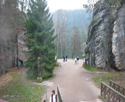 Vstup do skal, Pískovna