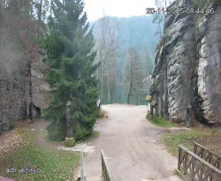 Vstup do skal, Pískovna