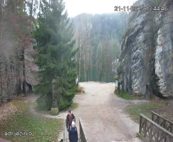 Vstup do skal, Pískovna