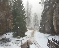 Vstup do skal, Pískovna