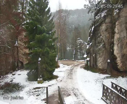 Vstup do skal, Pískovna