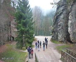 Vstup do skal, Pískovna