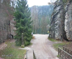 Vstup do skal, Pískovna