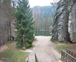 Vstup do skal, Pískovna