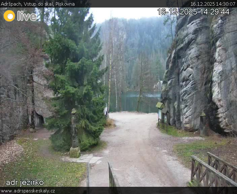 Adršpach - Vstup do skal, Pískovna - 16.12.2025 v 14:30