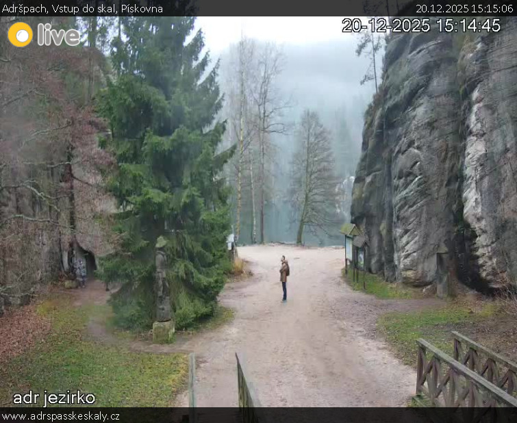 Adršpach - Vstup do skal, Pískovna - 20.12.2025 v 15:15