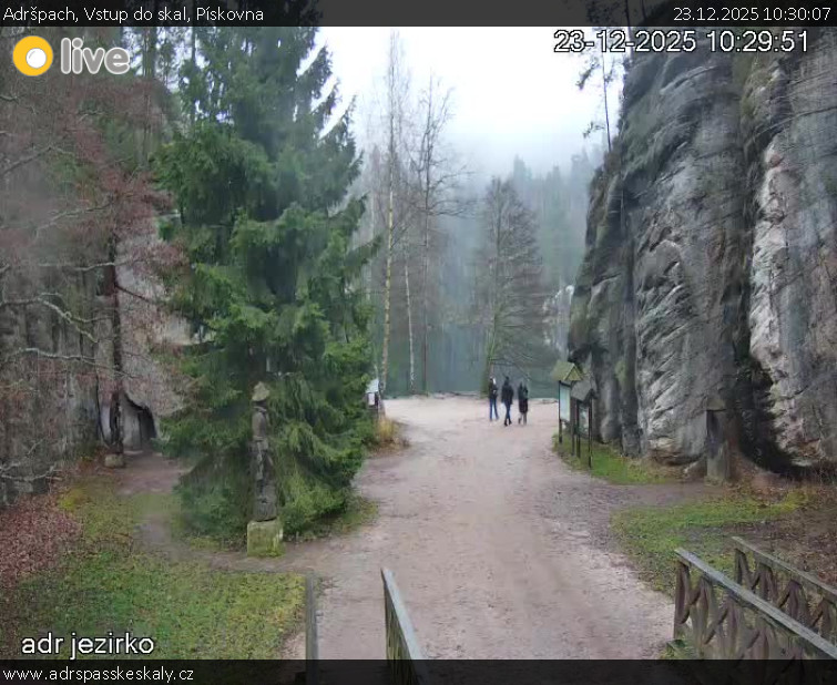 Adršpach - Vstup do skal, Pískovna - 23.12.2025 v 10:30
