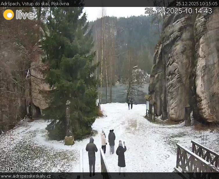 Adršpach - Vstup do skal, Pískovna - 25.12.2025 v 10:15