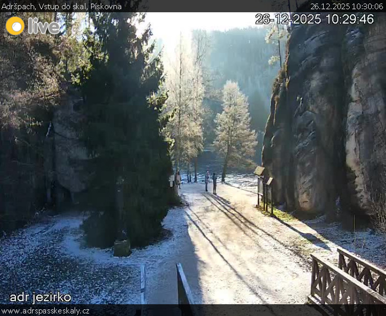 Adršpach - Vstup do skal, Pískovna - 26.12.2025 v 10:30