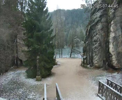 Vstup do skal, Pískovna