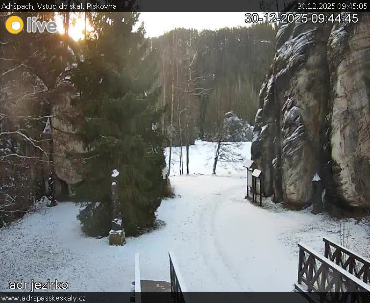 Adršpach - Vstup do skal, Pískovna - 30.12.2025 v 09:45