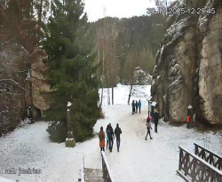 Vstup do skal, Pískovna