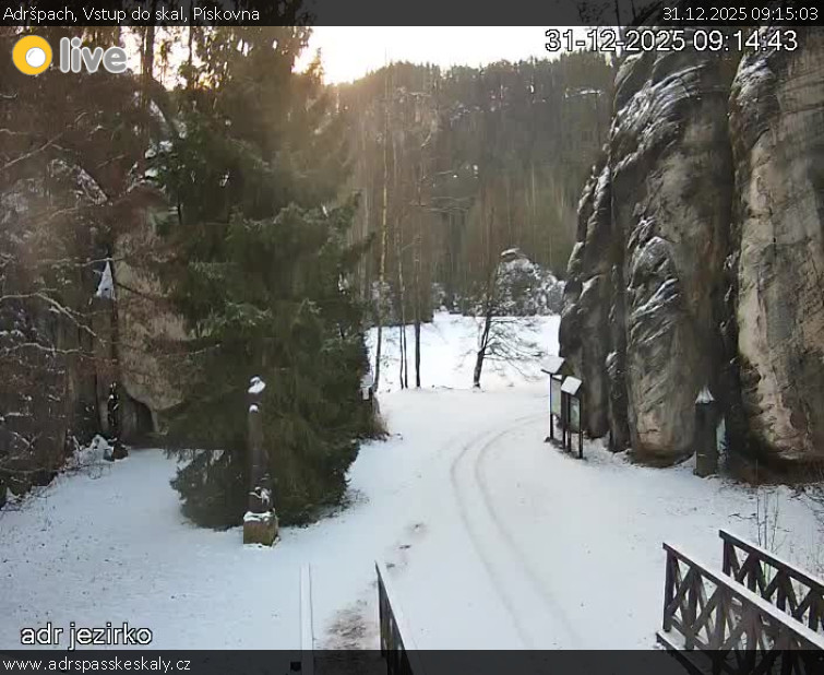 Adršpach - Vstup do skal, Pískovna - 31.12.2025 v 09:15