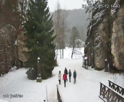 Vstup do skal, Pískovna