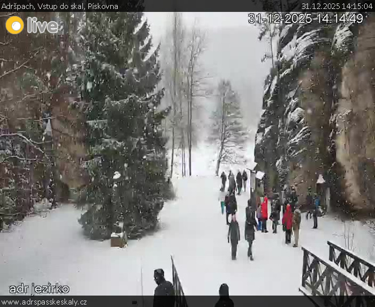 Adršpach - Vstup do skal, Pískovna - 31.12.2025 v 14:15