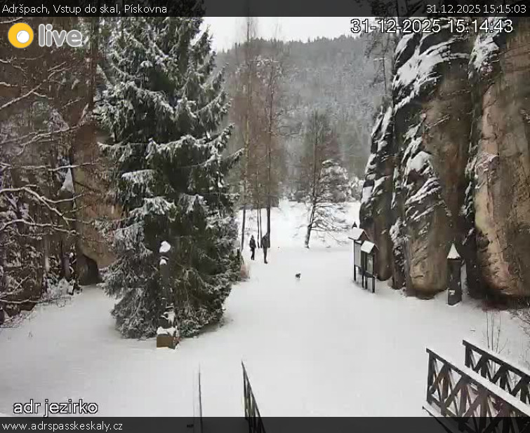 Adršpach - Vstup do skal, Pískovna - 31.12.2025 v 15:15