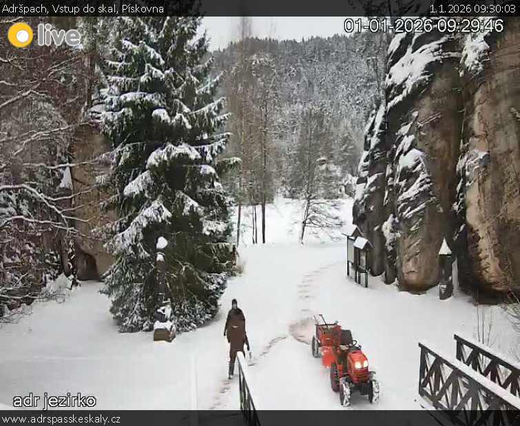 Adršpach - Vstup do skal, Pískovna - 1.1.2026 v 09:30