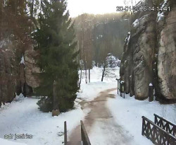 Vstup do skal, Pískovna