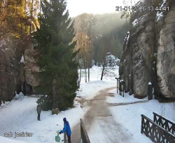 Vstup do skal, Pískovna